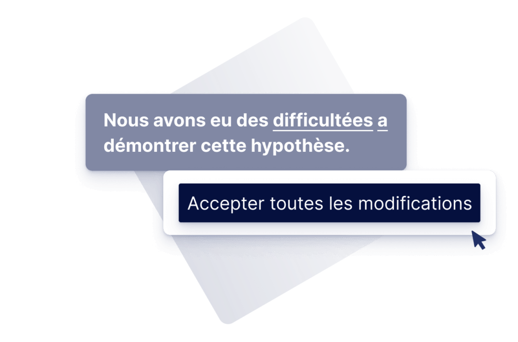 Corrector francés online que corrige en un solo clic